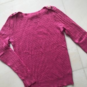 Ralph Lauren Pink Knit Cotton Sweater
